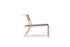 Outdoor Lounge Chair - Tan Frame & Black Webbing