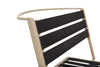 Outdoor Lounge Chair - Tan Frame & Black Webbing