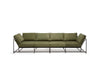 Inheritance 4 Seat Sofa - Military Canvas & Blackened Steel