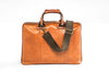 Encounter Soft Briefcase - Cognac Leather