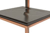 Inheritance Dining Chair - Blackened Steel, Antique Copper & Ebonized Oak