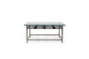 Inheritance Coffee Table - Black & Antique Nickel