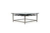 Inheritance Coffee Table - Black & Antique Nickel