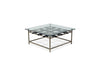 Inheritance Coffee Table - Black & Antique Nickel