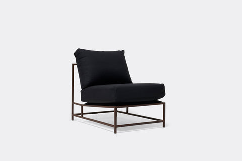 Inheritance Chair - Black Canvas & Marbled Rust