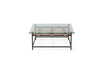 Inheritance Coffee Table - Taupe & Blackened Steel