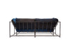 Stephen King x Growth Ring Two Seat Sofa - Vintage Boro & Blackened Steel