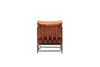 Inheritance Chair - Smooth Cognac Leather & Blackened Steel