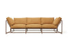 Inheritance Sofa - Desert Tan Heavy Canvas & Marbled Rust