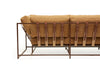 Inheritance Sofa - Desert Tan Heavy Canvas & Marbled Rust