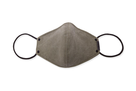 Ear Loop Face Mask - Military Canvas - Large