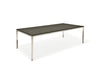 Inheritance Dining Table - Ebonized Oak & Polished Nickel