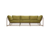 Inheritance Sofa - Olive Twill Canvas & Marbled Rust