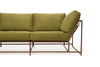 Inheritance Sofa - Olive Twill Canvas & Marbled Rust