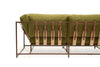 Inheritance Sofa - Olive Twill Canvas & Marbled Rust