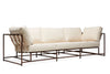 Inheritance Sofa - Natural Canvas & Antique Copper