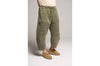 Large Trouser Olive Canvas